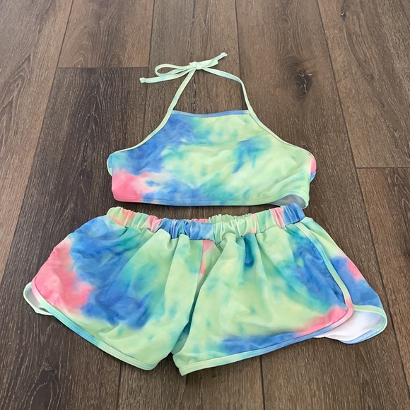 Tie Dye Swim Shorts Set - Picture 3 of 10
